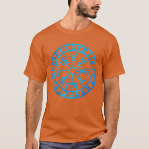 Camiseta Vegvisir Bússola Viking Rune Proteção Celta Nórdic
