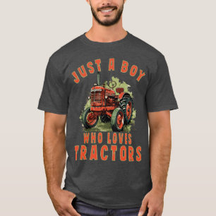Camiseta Veículo Agrícola Vida no Campo Menino que ama trat