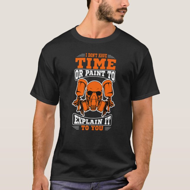 Camiseta Veículo Automático De Pintor Automático Que Detém  (Frente)