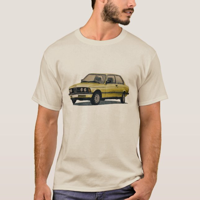 Camiseta Veículo Automóvel Vintage BMW (Frente)