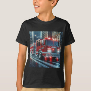 Camiseta Veículo de bombeiros por Natasha Us