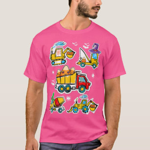 Camiseta Veículo de Construção - Carro-Tronco Halloween - P