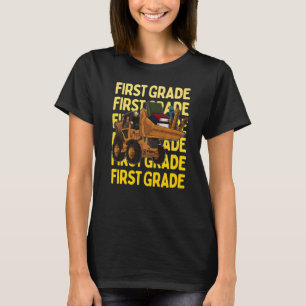 Camiseta Veículo De Construção De Primeira Classe Legal 1ru
