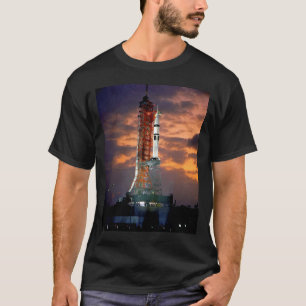 Camiseta Veículo de Lançamento NASA Apollo Soyuz ao Nascer 