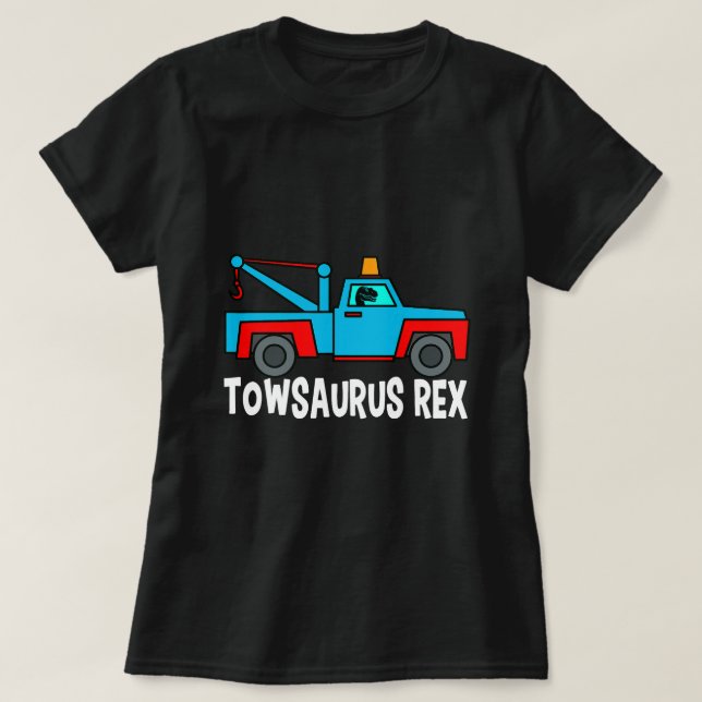 Camiseta Veículo de Valorização TRex Dinossaur para Conduto (Frente do Design)