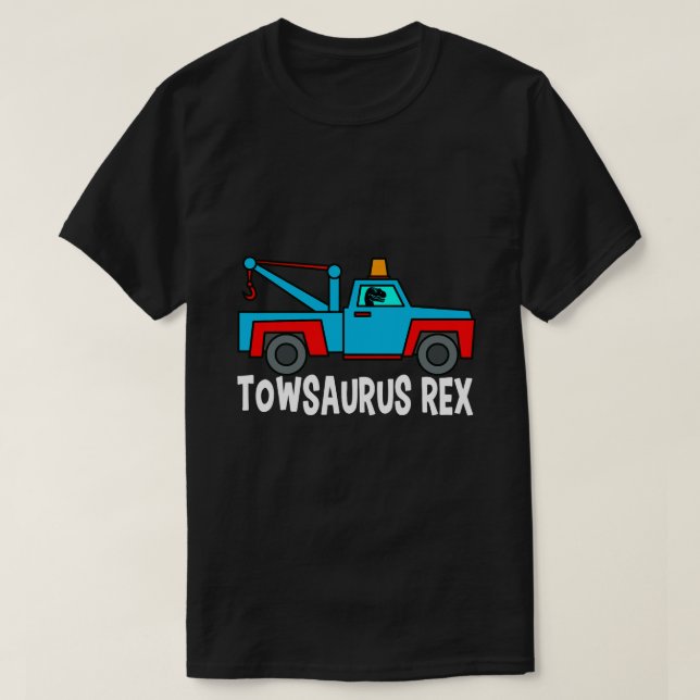 Camiseta Veículo de Valorização TRex Dinossaur para Conduto (Frente do Design)
