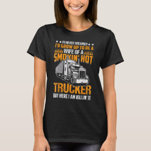 Camiseta Veículo do Maquinista de Construção de Caminhões M