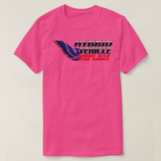 Camiseta Veículo híbrido (Frente do Design)