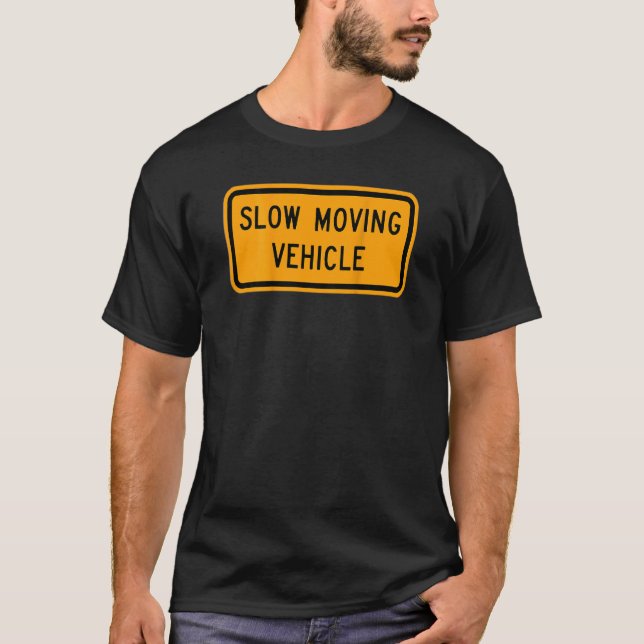 Camiseta Veículo Lento Em Movimento No Traseiro (Frente)