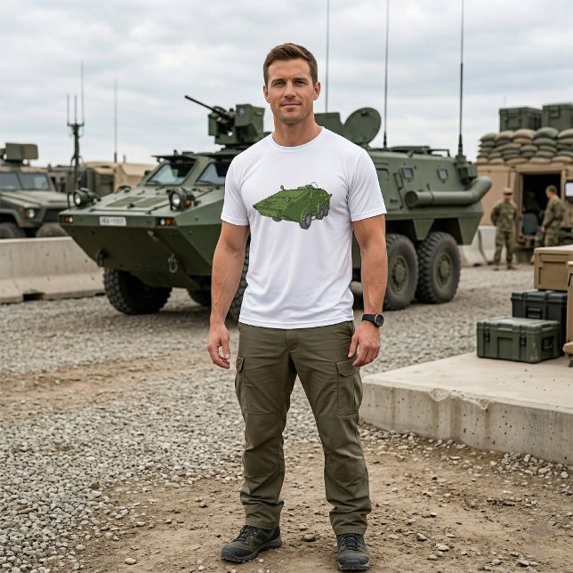 Camiseta Veículo Militar Blindado Verde (Criador carregado)