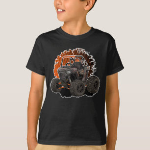 Camiseta Veículo off-road UTV de desenho animado