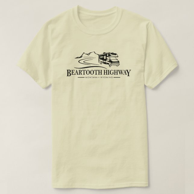 Camiseta Veículo Recreacional de Estrada Beartooth (Frente do Design)