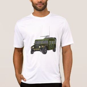 Camiseta Veículo Tático Todo-Terreno Humvee Militar