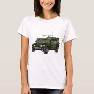 Camiseta Veículo Tático Todo-Terreno Humvee Militar