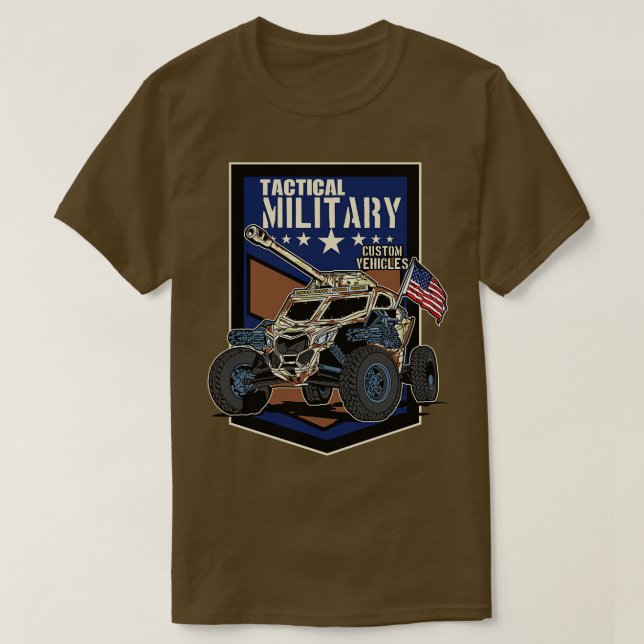 CAMISETA VEÍCULOS CLIENTES MILITARES (Frente do Design)