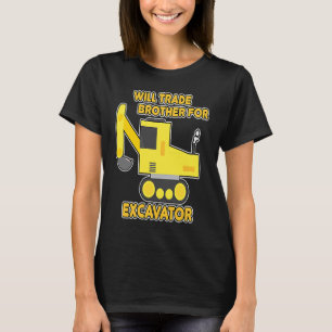Camiseta Veículos de Construção Trocarão Irmão por Escavade