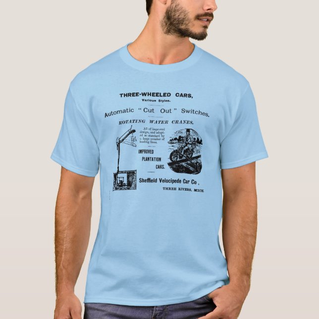 Camiseta  Veículos de três rodas      (Frente)