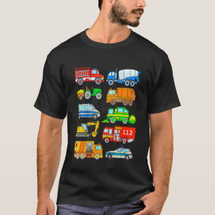 Camiseta Veículos para crianças Polícia incendeia Brigada d