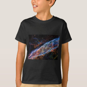 Camiseta Veil Nebula Supernova Mantém Telescópio Hubble