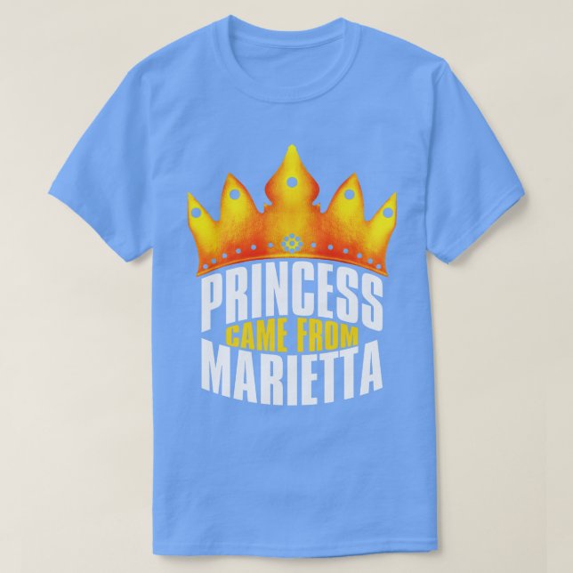 Camiseta Veio De Marietta Georgia Marietta Georgia TShirt (Frente do Design)