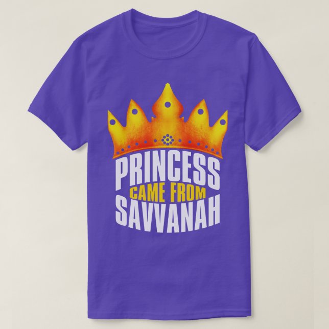 Camiseta Veio De Savannah Savannah Georgia Tirt (Frente do Design)