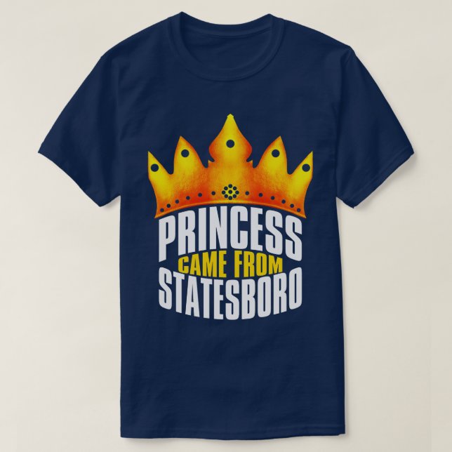 Camiseta Veio De Statesboro Georgia Statesboro Georgia TS (Frente do Design)