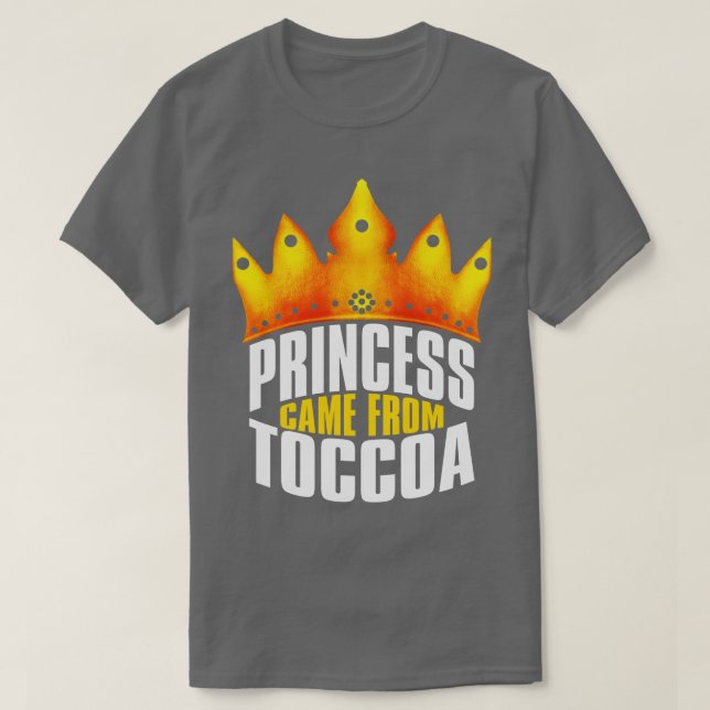 Camiseta Veio De Toccoa Toccoa Georgia Tiirt (Frente do Design)