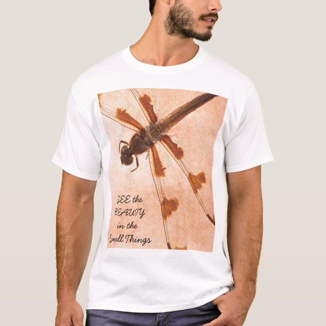 Camiseta VEJA a BELEZA nas coisas pequenas (Frente)