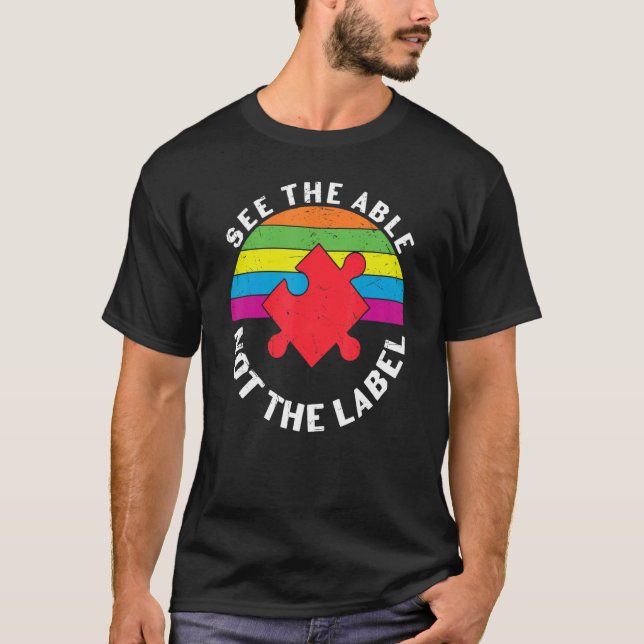 Camiseta Veja A Capacidade De Não Usar A Consciencialização (Frente)