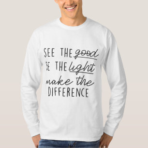 Camiseta Veja em Bom Ser Leve Faça Diferença Xm Inspiracion