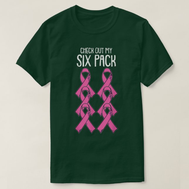 Camiseta Veja Meu Cancer de Mama Si Pack A Rosa De Consciên (Frente do Design)