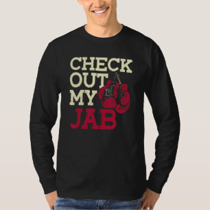 Camiseta Veja Meu Jab Womens Boxer Luvas Boxer