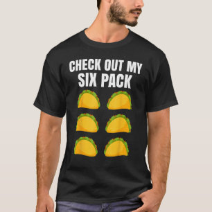 Camiseta Veja Meu Taco 2 Com Seis Pacotes