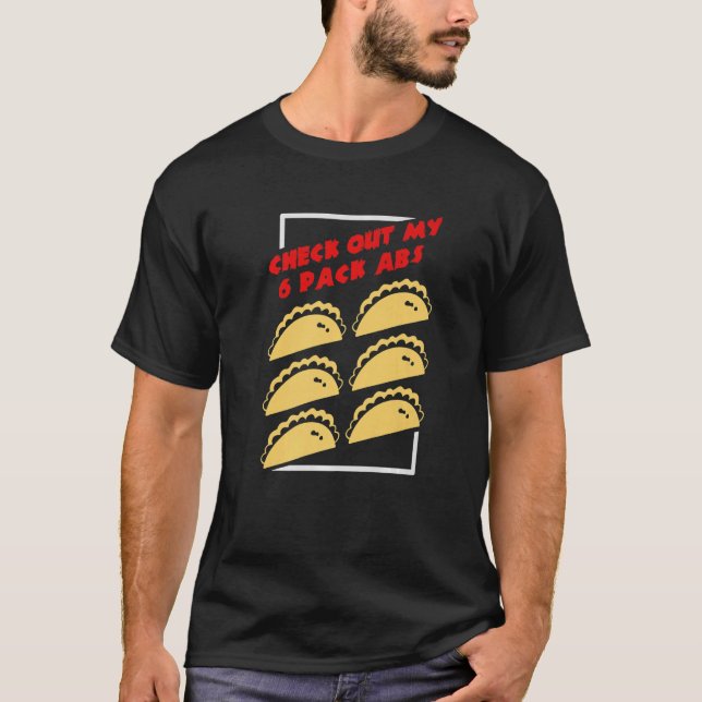 Camiseta Veja Meu Taco De 6 Embalagens Abs (Frente)