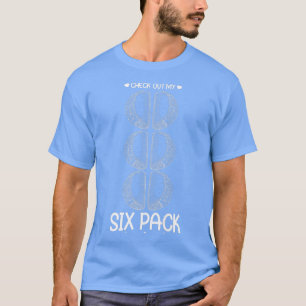 Camiseta Veja Meu Tee De Taco Com Seis Pacotes