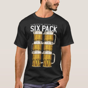 Camiseta Veja Minha Cerveja De Seis Pacotes
