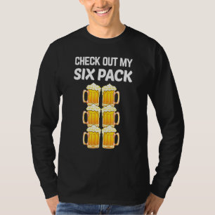 Camiseta Veja Minha Cerveja De Seis Pacotes