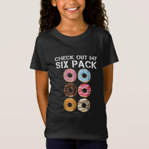 Camiseta Veja Minha Rosquinha De Seis Pacotes - Engraçado 