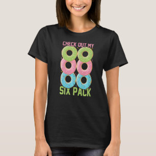 Camiseta Veja minhas Rosquinhas de seis pacotes seis Rosqui