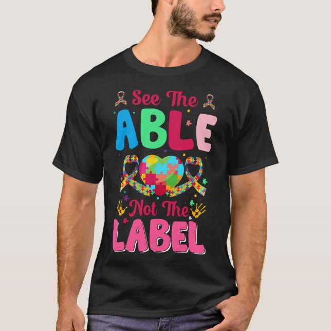 Camiseta Veja O Able Not Autism (Frente)