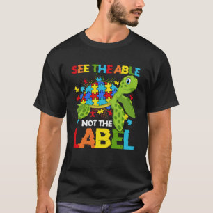 Camiseta Veja O Able Not The Label Quebra-cabeça Turtle Aut