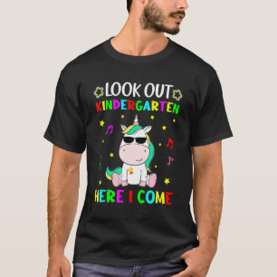 Camiseta Veja O Jardim De Infância, Unicórnio Aqui.
