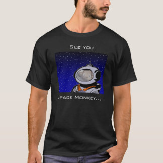 Camiseta Veja-o, macaco do espaço…