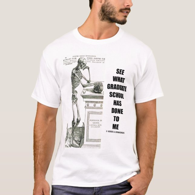 Camiseta Veja o que a escola me fez (Frente)