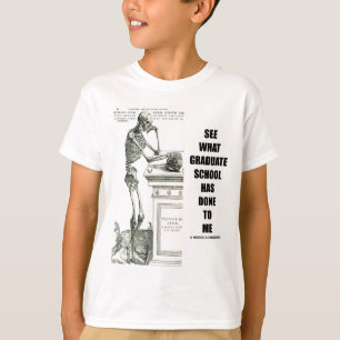 Camiseta Veja o que a escola me fez (esqueleto)