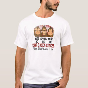 Camiseta Veja que para falar ouça o não cancer principal 