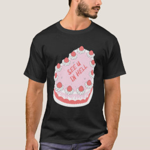 Camiseta Veja U in Hell Cake Idea Break Farewell Colleag