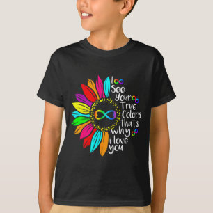 Camiseta Vejo Suas Verdadeiras Cores Mês de Conscientização
