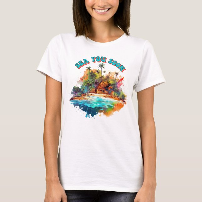 Camiseta Vejo-te em breve (Frente)