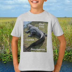 Camiseta Vejo Você Depois Alligator Everglades Flórida